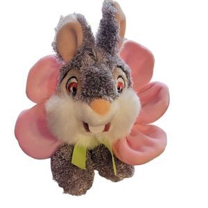 Bambi Thumper Disney Store Plush Stuffed Rabbit Flower Thumper